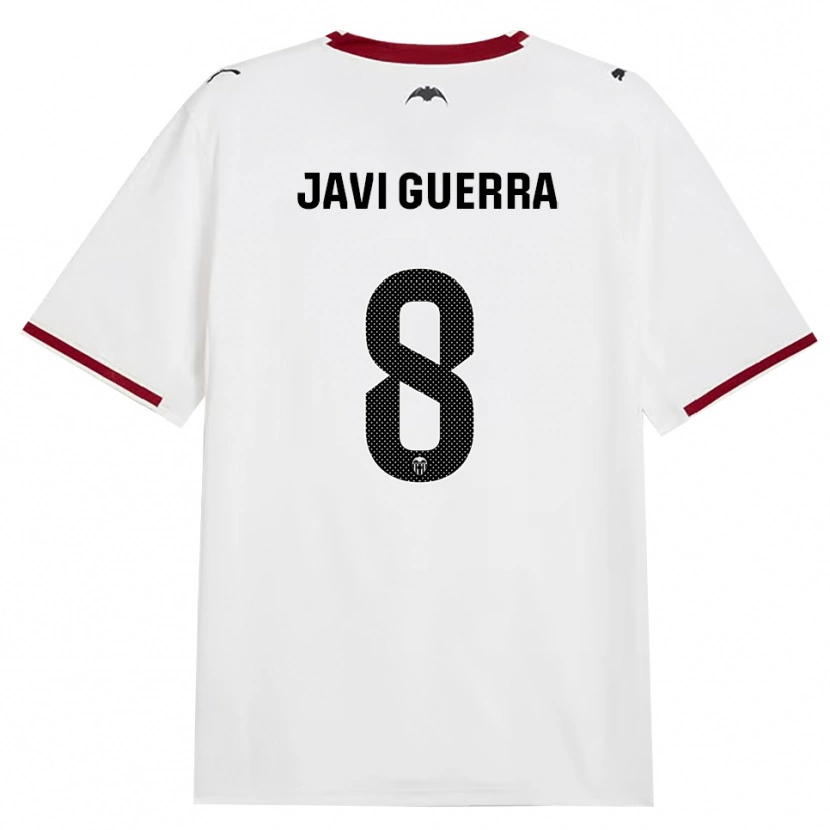 Danxen Dětské Javi Guerra #8 Černá Bílá Červená Žlutá Domů Hráčské Dresy 2026/27 Dres