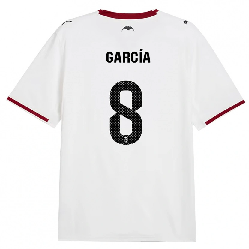 Danxen Dětské Víctor García #8 Černá Bílá Červená Žlutá Domů Hráčské Dresy 2026/27 Dres