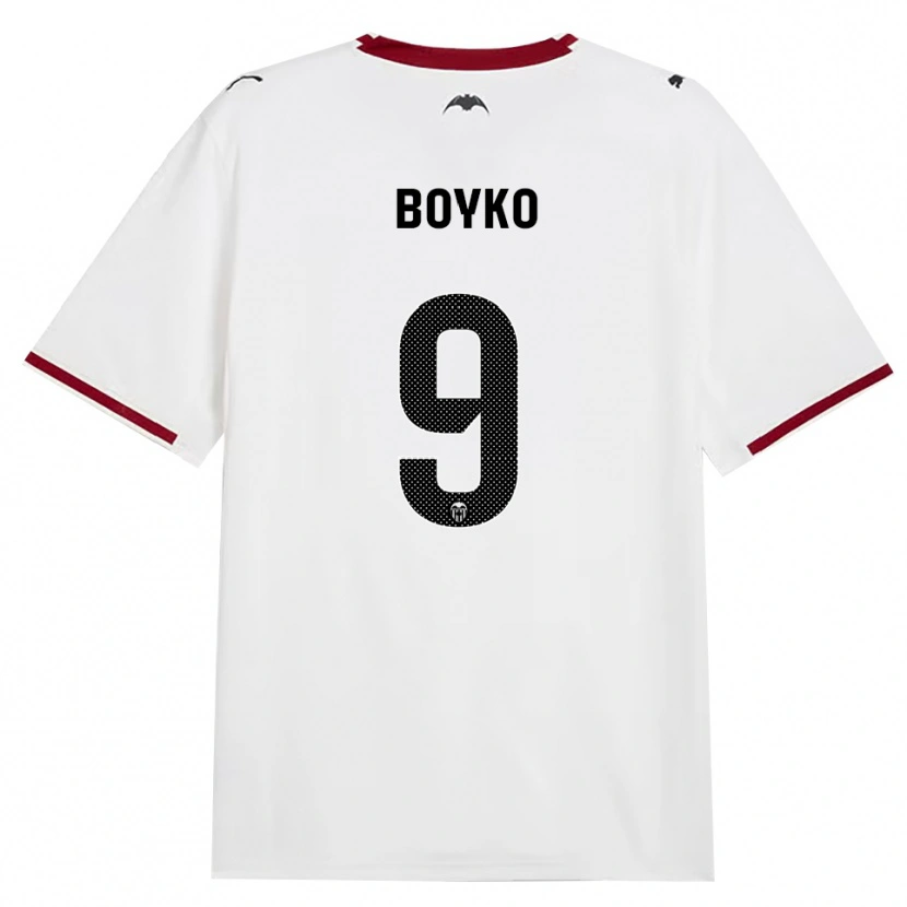 Danxen Dětské Yaroslav Boyko #9 Černá Bílá Červená Žlutá Domů Hráčské Dresy 2026/27 Dres