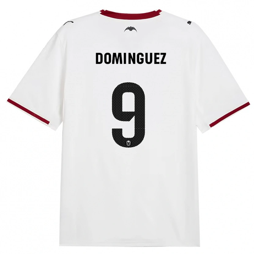 Danxen Dětské Mario Dominguez #9 Černá Bílá Červená Žlutá Domů Hráčské Dresy 2026/27 Dres