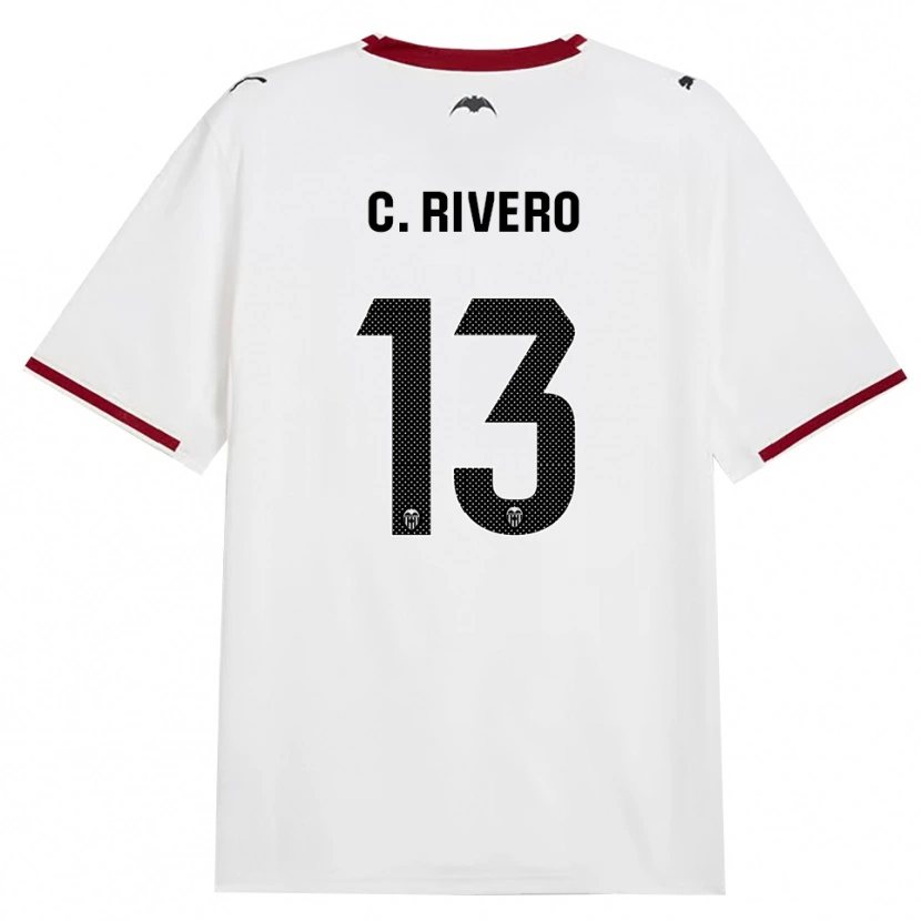 Danxen Dětské Cristian Rivero #13 Černá Bílá Červená Žlutá Domů Hráčské Dresy 2026/27 Dres