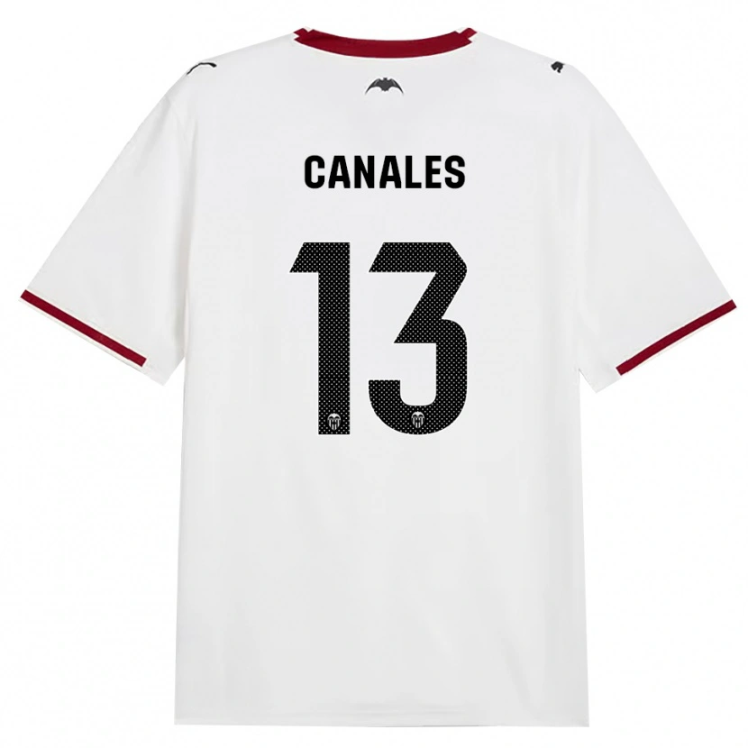 Danxen Dětské Antonia Canales #13 Černá Bílá Červená Žlutá Domů Hráčské Dresy 2026/27 Dres