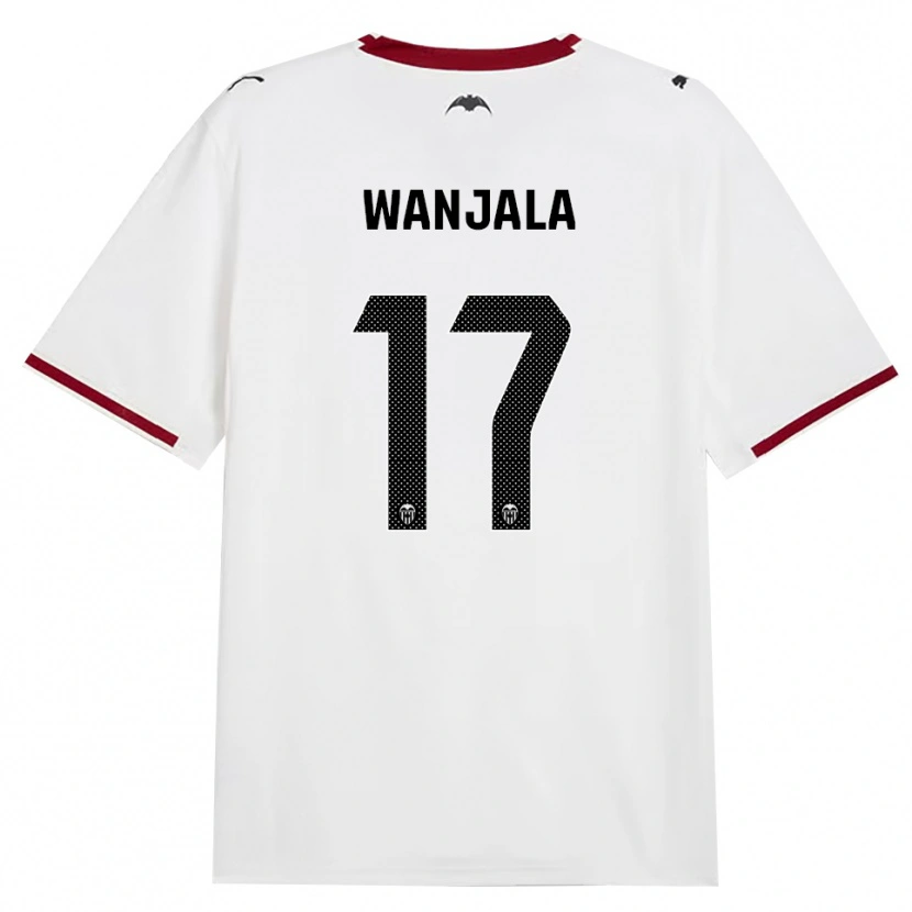 Danxen Dětské Amos Wanjala #17 Černá Bílá Červená Žlutá Domů Hráčské Dresy 2026/27 Dres