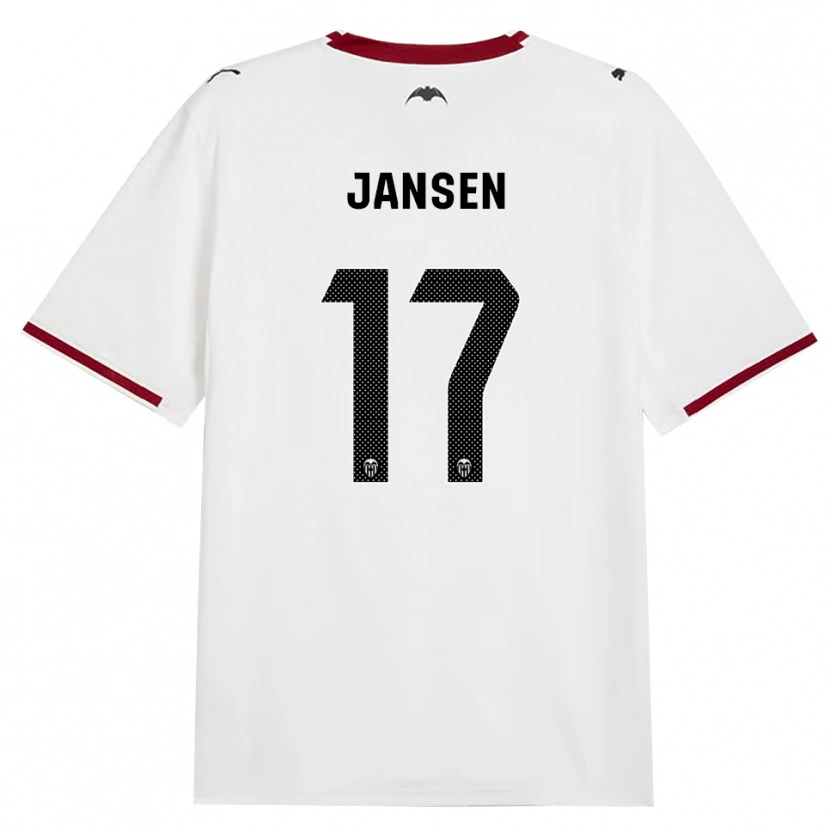 Danxen Dětské Ellen Jansen #17 Černá Bílá Červená Žlutá Domů Hráčské Dresy 2026/27 Dres