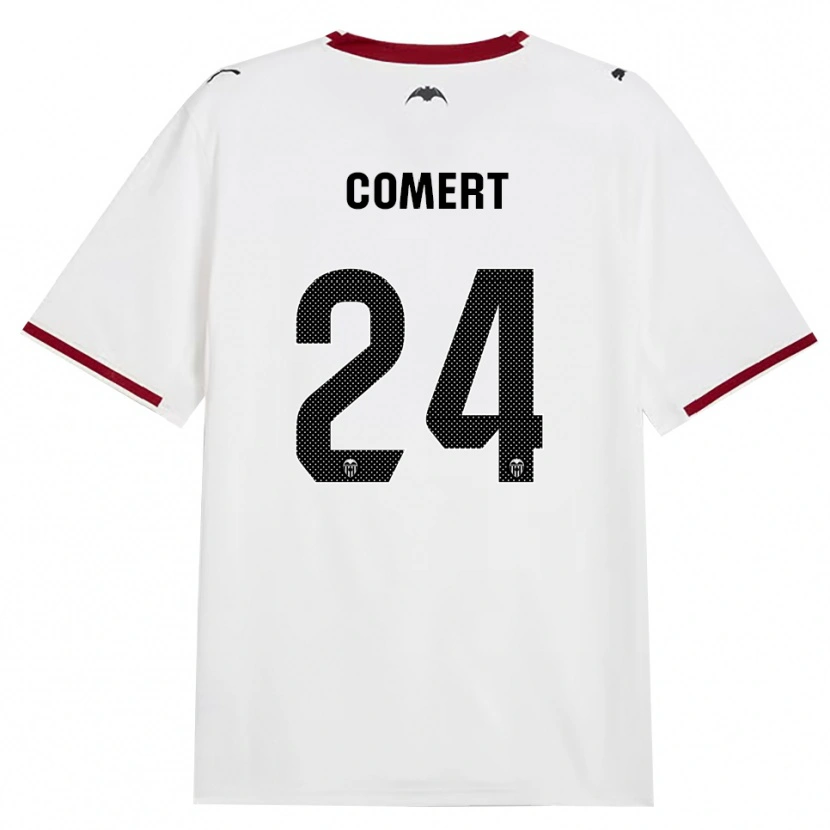 Danxen Dětské Eray Comert #24 Černá Bílá Červená Žlutá Domů Hráčské Dresy 2026/27 Dres