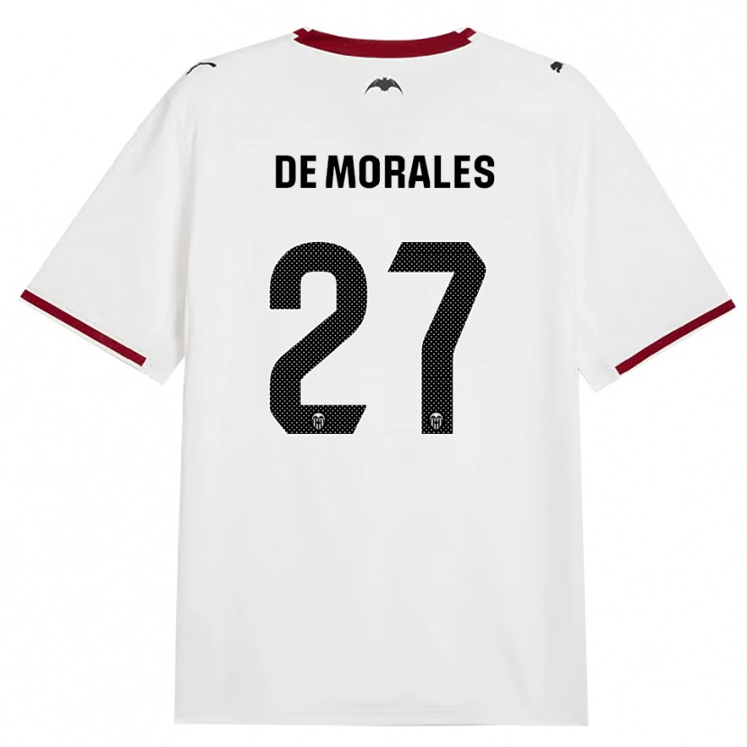 Danxen Dětské Rubén Muñoz De Morales #27 Černá Bílá Červená Žlutá Domů Hráčské Dresy 2026/27 Dres