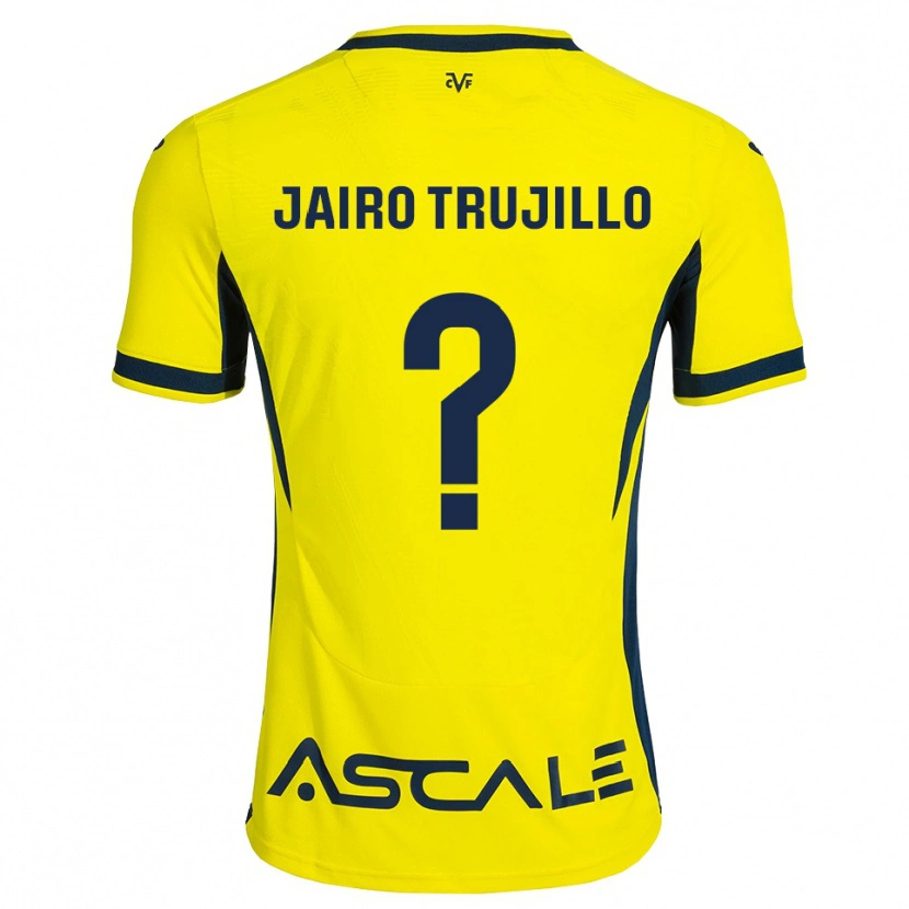 Danxen Dětské Jairo Trujillo #0 Žlutá Černá Červená Domů Hráčské Dresy 2026/27 Dres