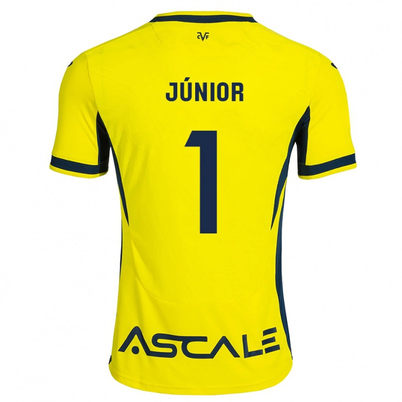 Danxen Dětské Luiz Júnior #1 Žlutá Černá Červená Domů Hráčské Dresy 2026/27 Dres