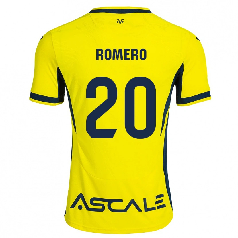 Danxen Dětské Carlos Romero #20 Žlutá Černá Červená Domů Hráčské Dresy 2026/27 Dres