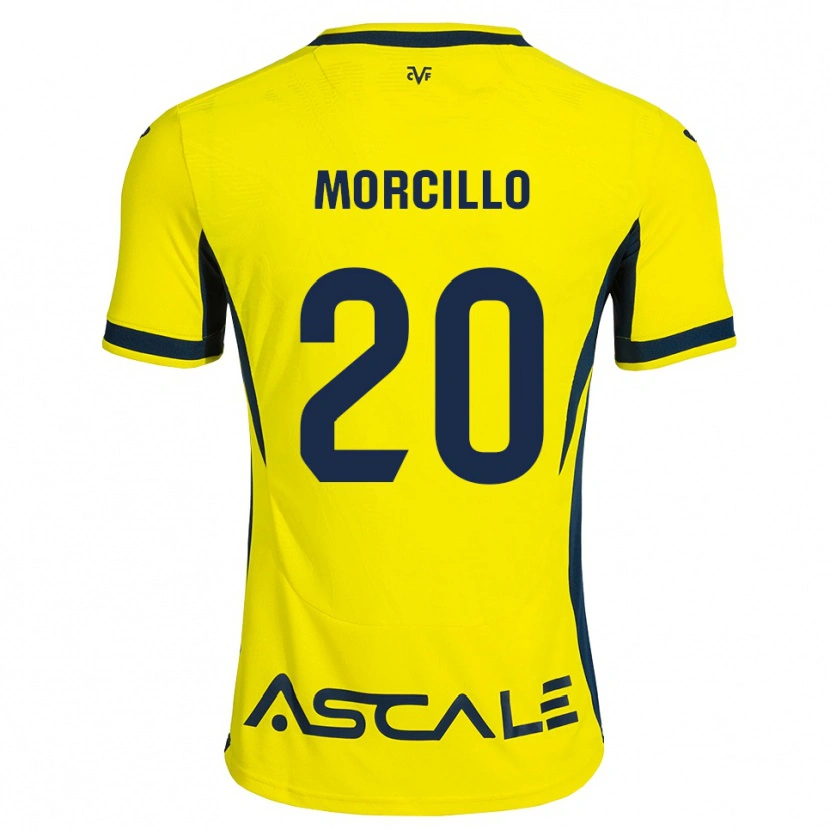 Danxen Dětské Raquel Morcillo #20 Žlutá Černá Červená Domů Hráčské Dresy 2026/27 Dres