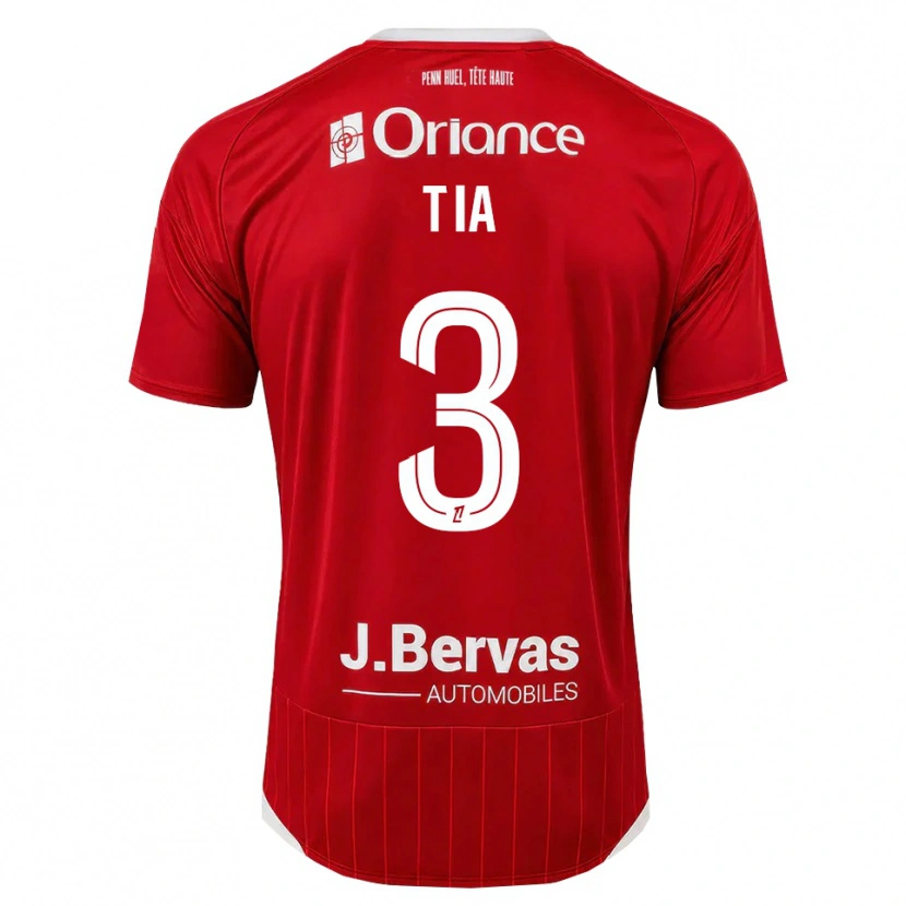 Danxen Dětské Davy Tia #3 Bílá Červená Domů Hráčské Dresy 2026/27 Dres