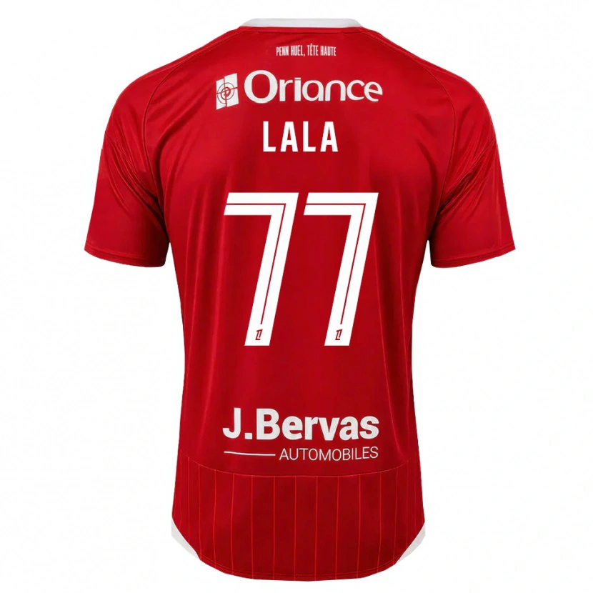 Danxen Dětské Kenny Lala #77 Bílá Červená Domů Hráčské Dresy 2026/27 Dres