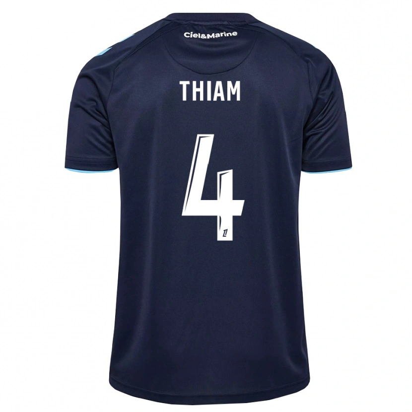 Danxen Dětské Tidjani Thiam #4 Kukuřičně Modrá Půlnoční Modrá Domů Hráčské Dresy 2026/27 Dres