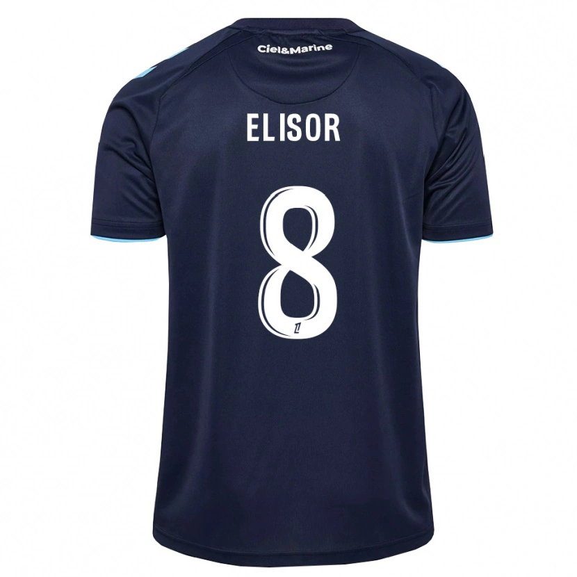 Danxen Dětské Salomé Elisor #8 Kukuřičně Modrá Půlnoční Modrá Domů Hráčské Dresy 2026/27 Dres