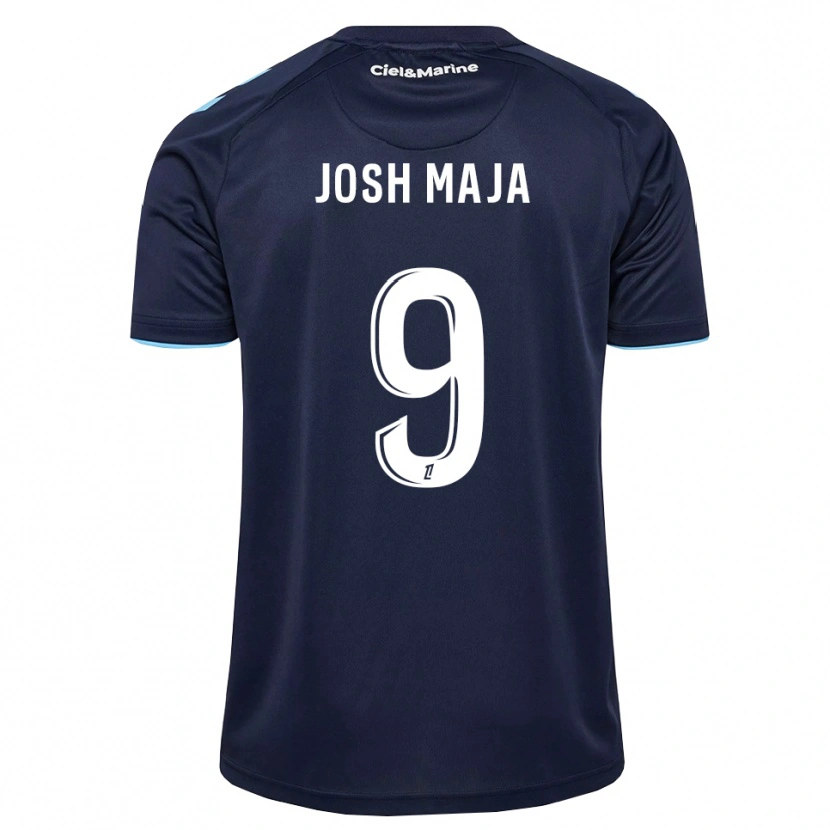 Danxen Dětské Josh Maja #9 Kukuřičně Modrá Půlnoční Modrá Domů Hráčské Dresy 2026/27 Dres