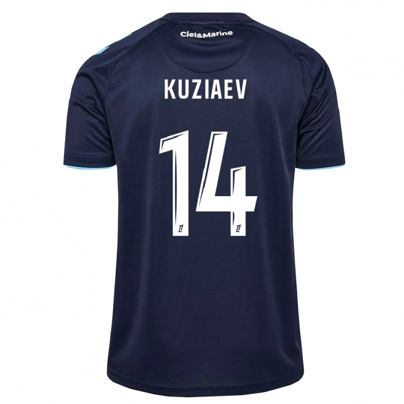 Danxen Dětské Daler Kuzyaev #14 Kukuřičně Modrá Půlnoční Modrá Domů Hráčské Dresy 2026/27 Dres