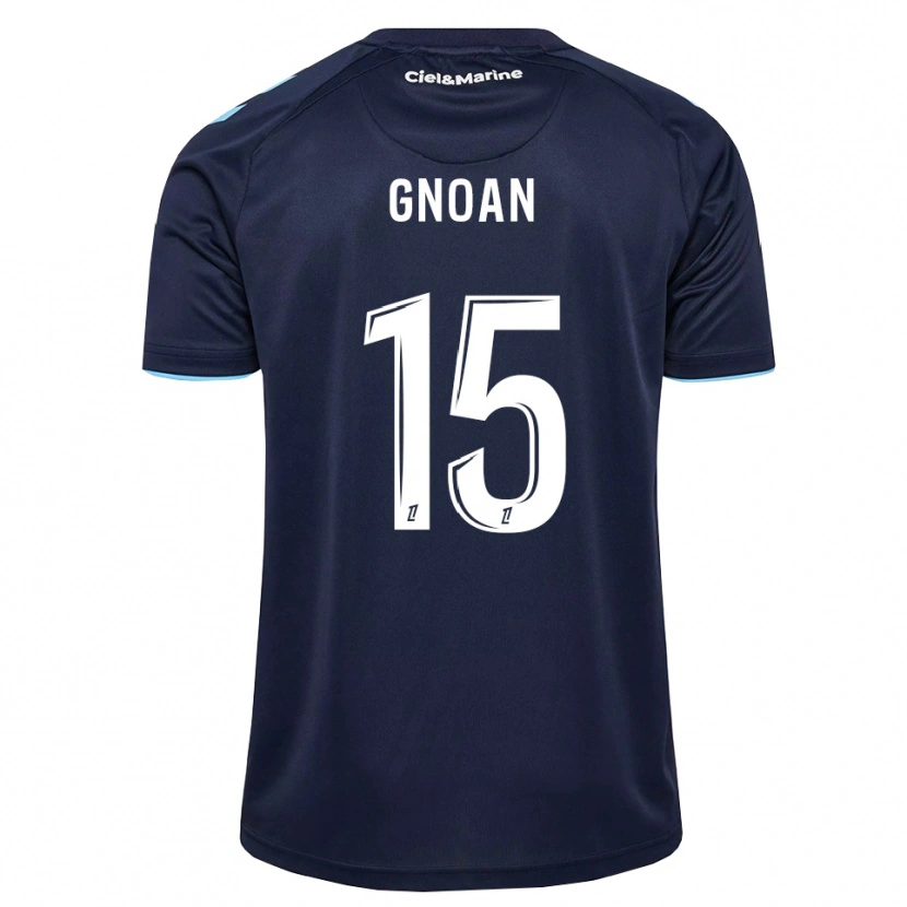 Danxen Dětské Ebroni Gnoan #15 Kukuřičně Modrá Půlnoční Modrá Domů Hráčské Dresy 2026/27 Dres