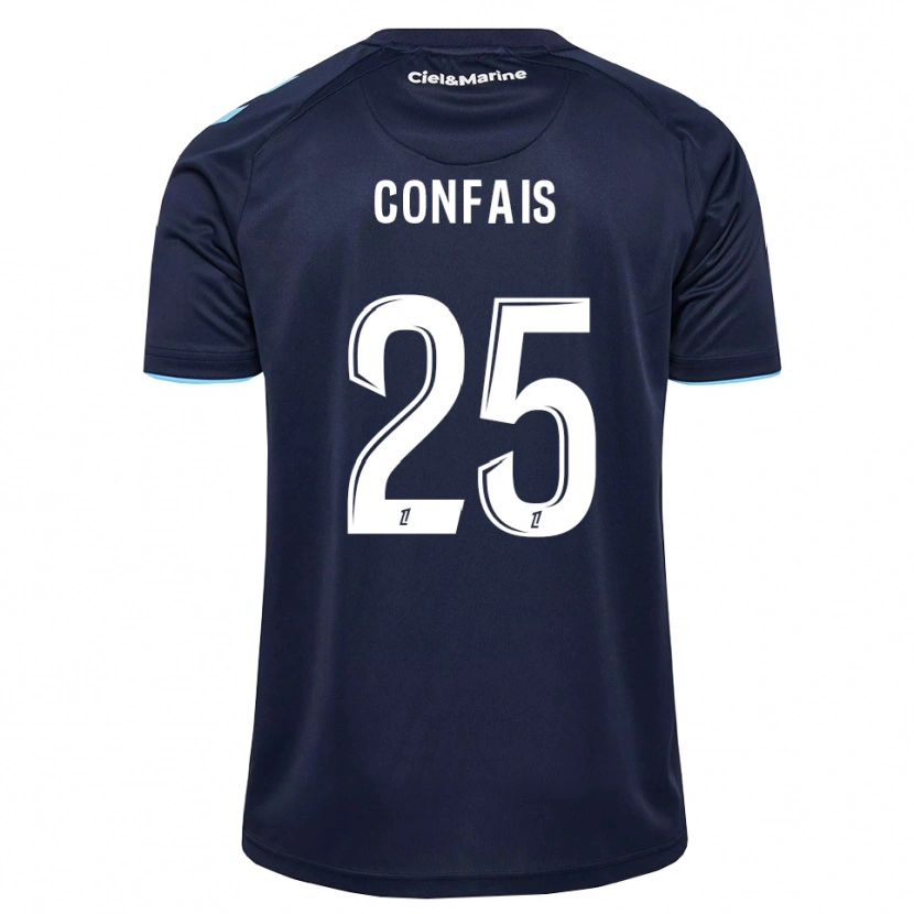 Danxen Dětské Aloïs Confais #25 Kukuřičně Modrá Půlnoční Modrá Domů Hráčské Dresy 2026/27 Dres