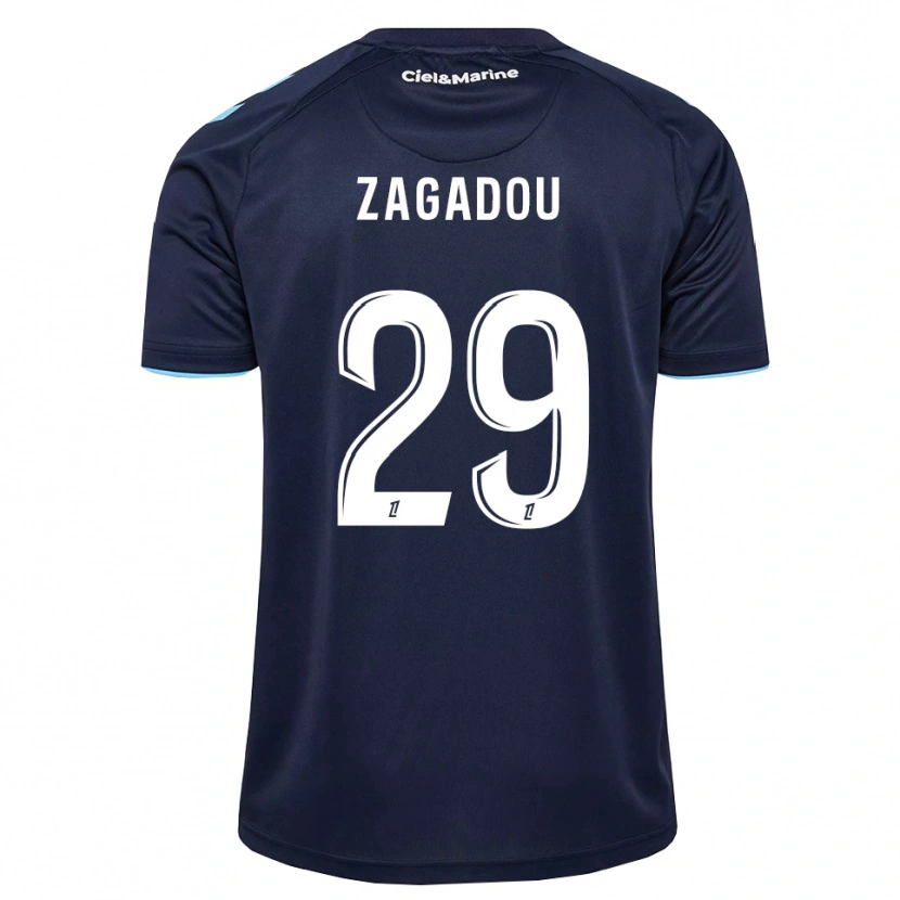 Danxen Dětské Stephan Zagadou #29 Kukuřičně Modrá Půlnoční Modrá Domů Hráčské Dresy 2026/27 Dres