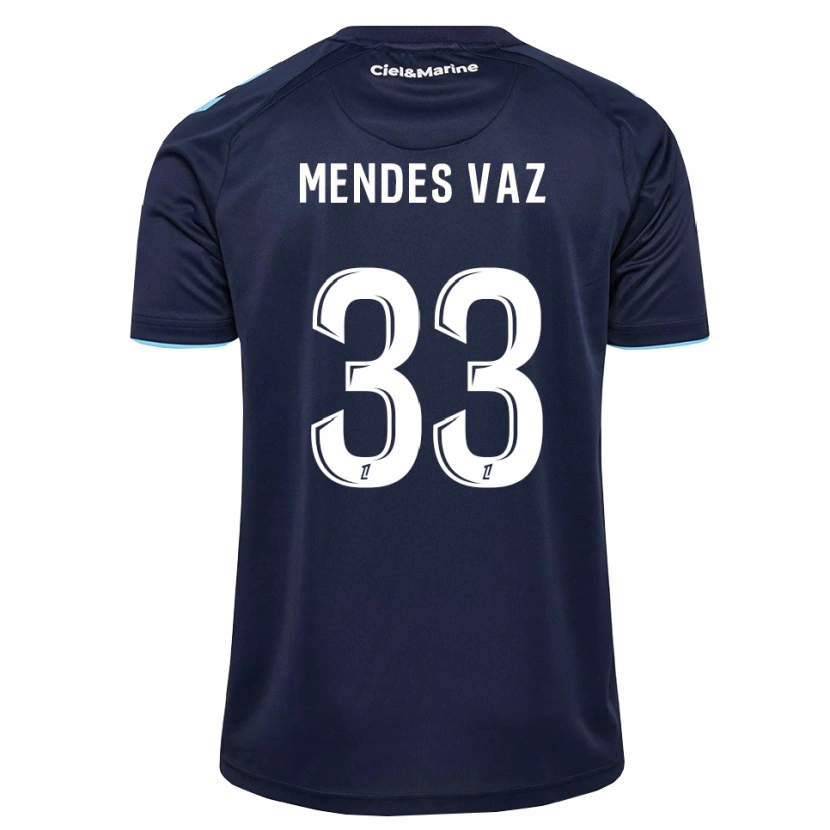Danxen Dětské Hernâni Mendes Vaz #33 Kukuřičně Modrá Půlnoční Modrá Domů Hráčské Dresy 2026/27 Dres