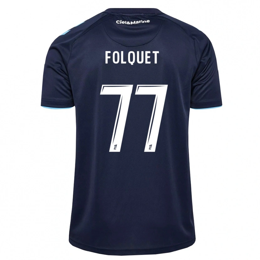 Danxen Dětské Magnaba Folquet #77 Kukuřičně Modrá Půlnoční Modrá Domů Hráčské Dresy 2026/27 Dres