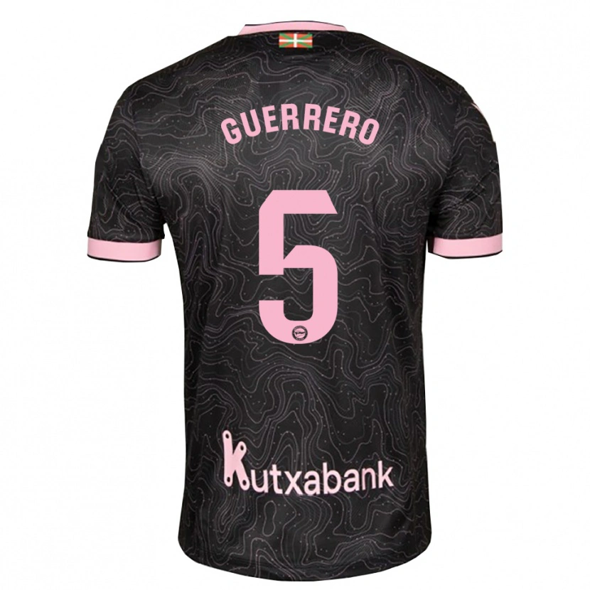 Danxen Dětské Ángel Guerrero #5 Černá Růžová Daleko Hráčské Dresy 2026/27 Dres