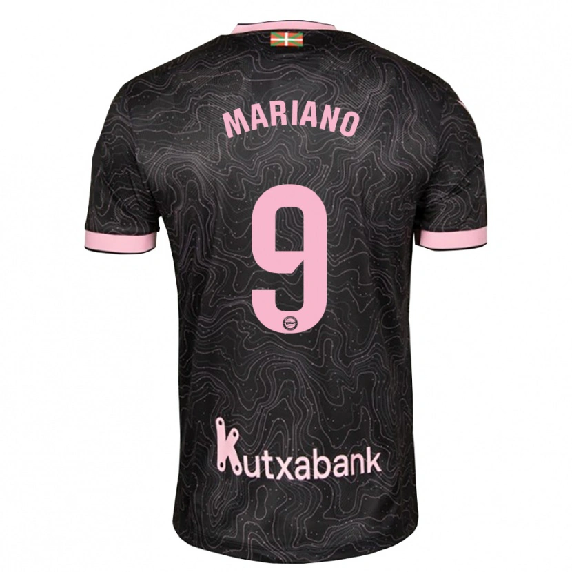 Danxen Dětské Mariano Díaz #9 Černá Růžová Daleko Hráčské Dresy 2026/27 Dres