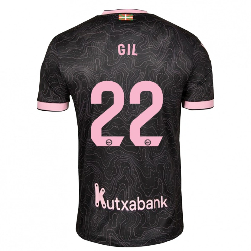Danxen Dětské Raquel Gil #22 Černá Růžová Daleko Hráčské Dresy 2026/27 Dres