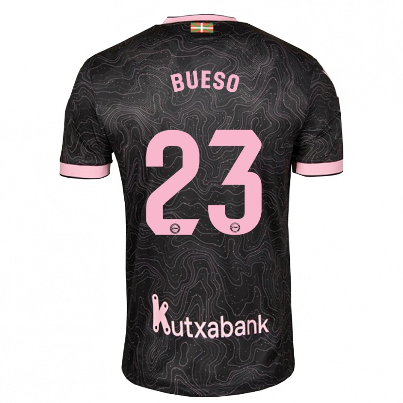 Danxen Dětské Alejandro Bueso #23 Černá Růžová Daleko Hráčské Dresy 2026/27 Dres