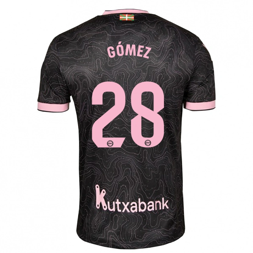 Danxen Dětské Jorge Gómez #28 Černá Růžová Daleko Hráčské Dresy 2026/27 Dres