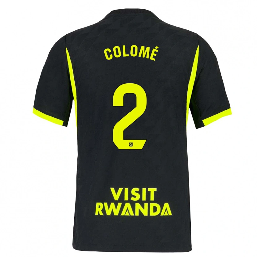 Danxen Dětské Jan Colomé #2 Jasně Zelená Černá Daleko Hráčské Dresy 2026/27 Dres