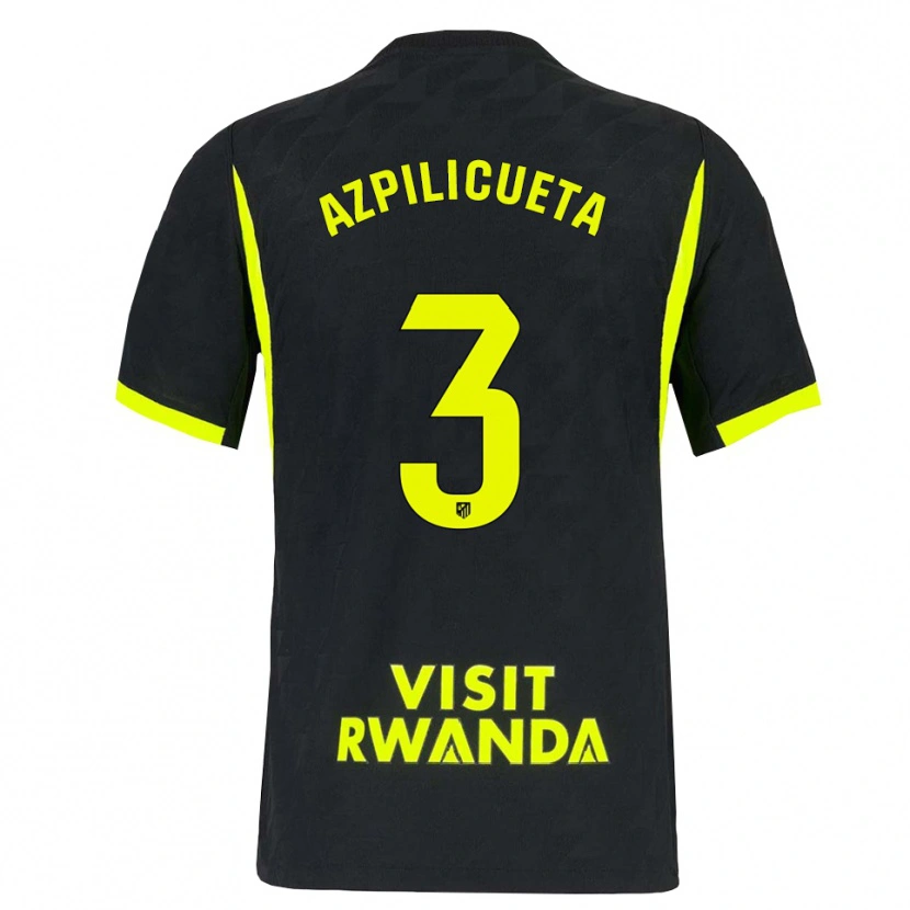 Danxen Dětské César Azpilicueta #3 Jasně Zelená Černá Daleko Hráčské Dresy 2026/27 Dres