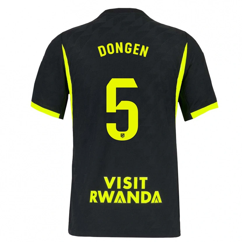 Danxen Dětské Merel Van Dongen #5 Jasně Zelená Černá Daleko Hráčské Dresy 2026/27 Dres