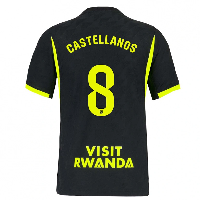 Danxen Dětské Jorge Castellanos #8 Jasně Zelená Černá Daleko Hráčské Dresy 2026/27 Dres