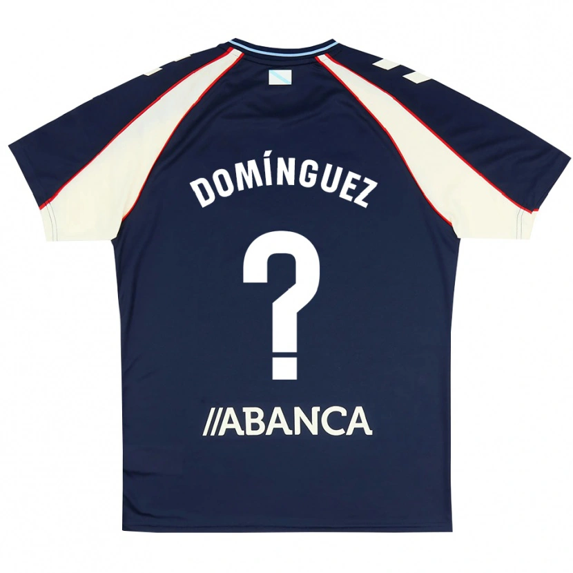 Danxen Dětské Fabio Domínguez #0 Královská Modř Červená Bílá Daleko Hráčské Dresy 2026/27 Dres