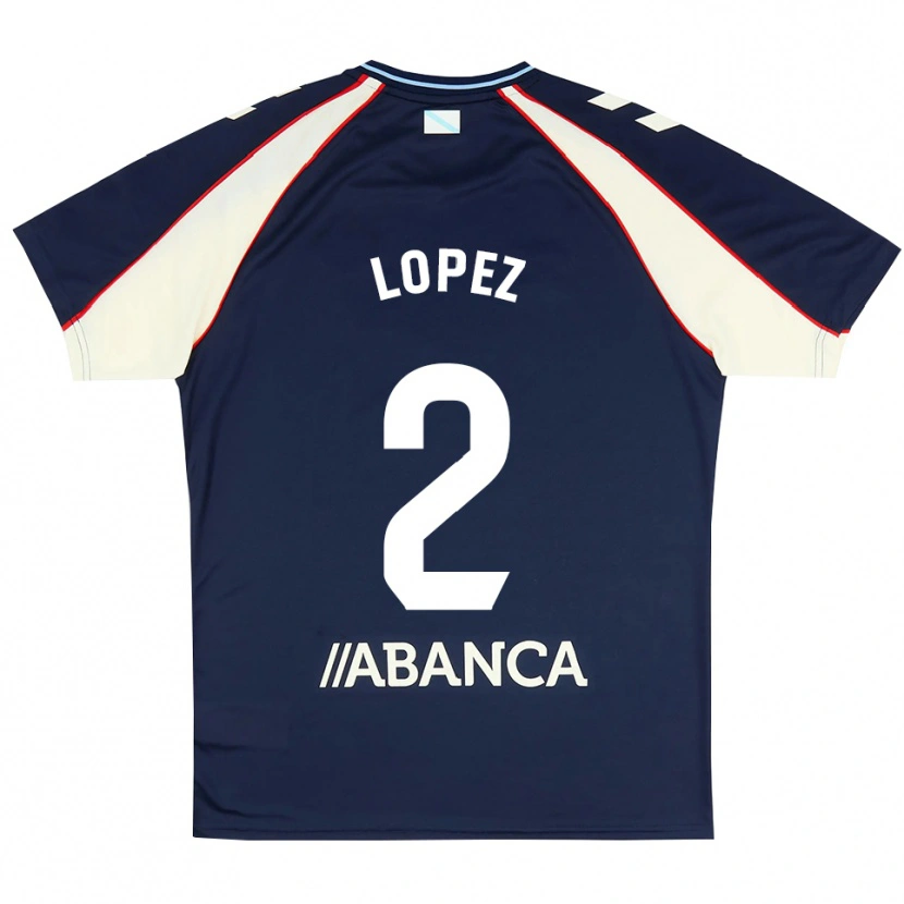Danxen Dětské Iván López #2 Královská Modř Červená Bílá Daleko Hráčské Dresy 2026/27 Dres