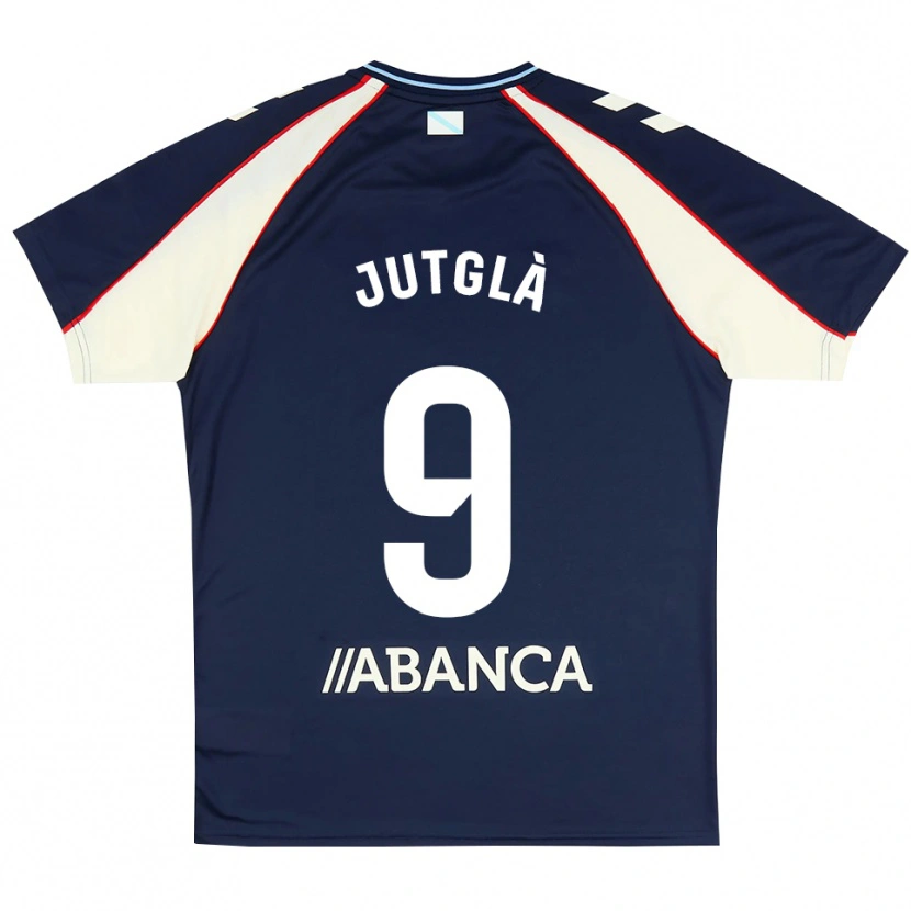 Danxen Dětské Ferran Jutglà #9 Královská Modř Červená Bílá Daleko Hráčské Dresy 2026/27 Dres