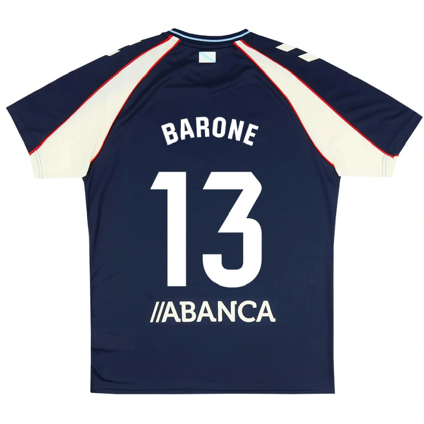 Danxen Dětské Caio Barone #13 Královská Modř Červená Bílá Daleko Hráčské Dresy 2026/27 Dres