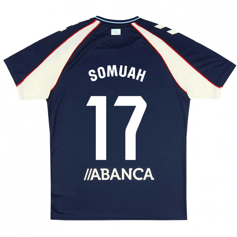 Danxen Dětské Bernard Somuah #17 Královská Modř Červená Bílá Daleko Hráčské Dresy 2026/27 Dres