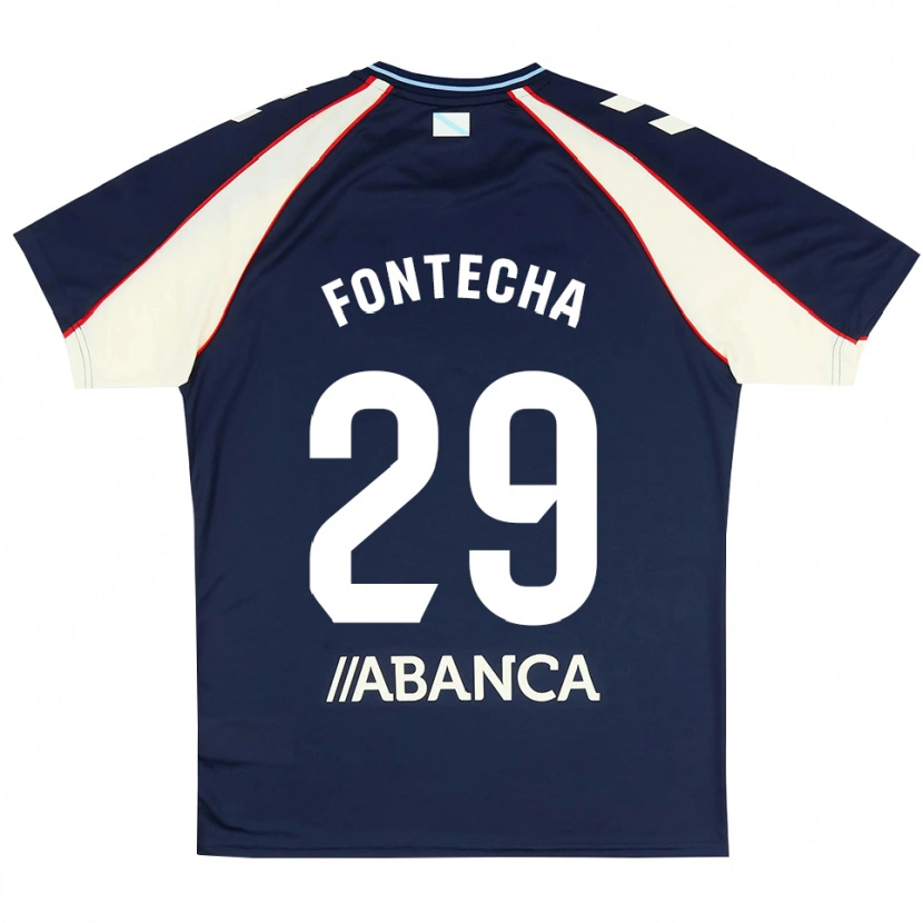 Danxen Dětské Celia Fontecha #29 Královská Modř Červená Bílá Daleko Hráčské Dresy 2026/27 Dres