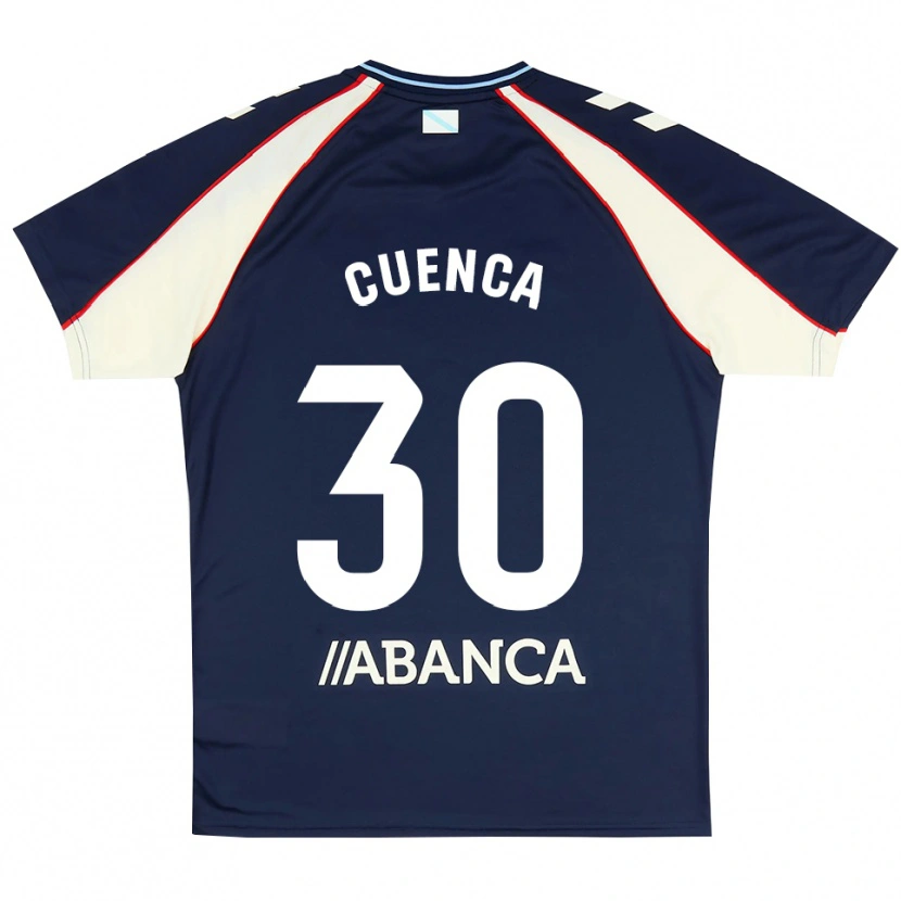 Danxen Dětské Hugo Cuenca #30 Královská Modř Červená Bílá Daleko Hráčské Dresy 2026/27 Dres