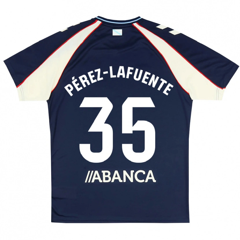 Danxen Dětské Jorge Pérez-Lafuente #35 Královská Modř Červená Bílá Daleko Hráčské Dresy 2026/27 Dres