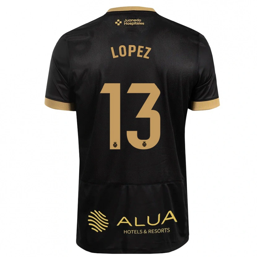 Danxen Dětské Iván López #13 Černá Pískově Hnědá Dřevěně Hnědá Daleko Hráčské Dresy 2026/27 Dres