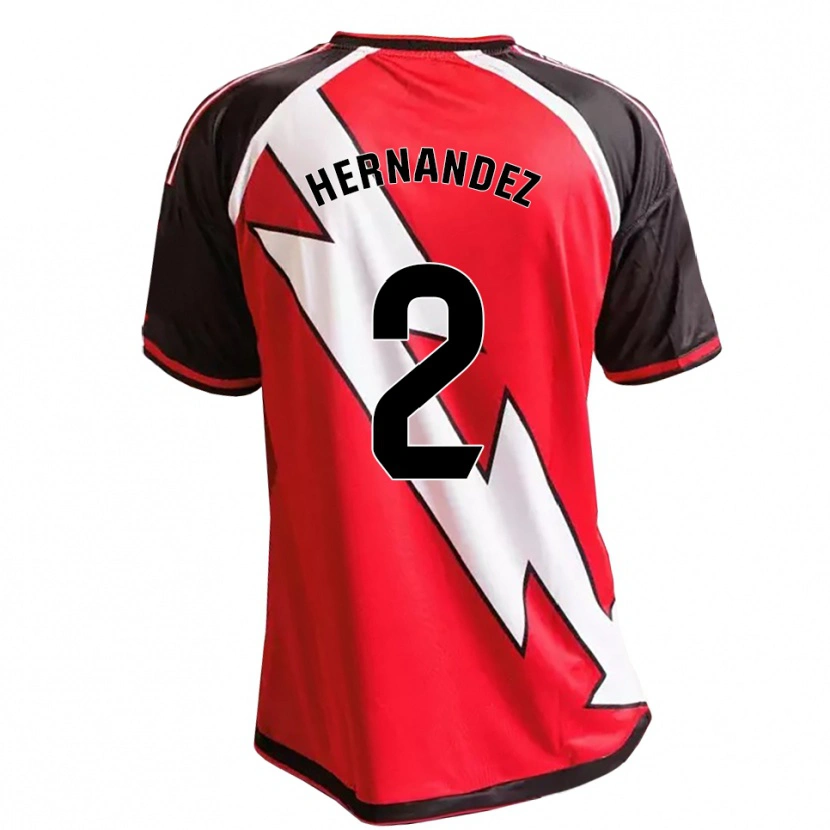 Danxen Dětské Marco Hernández #2 Červená Černá Bílá Daleko Hráčské Dresy 2026/27 Dres