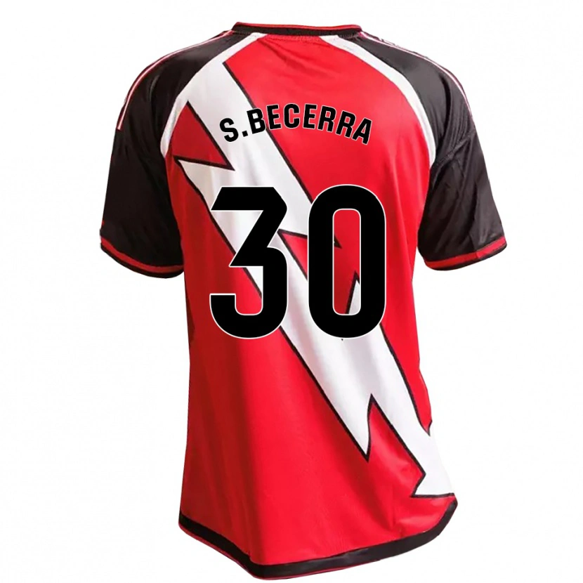 Danxen Dětské Samuel Becerra #30 Červená Černá Bílá Daleko Hráčské Dresy 2026/27 Dres