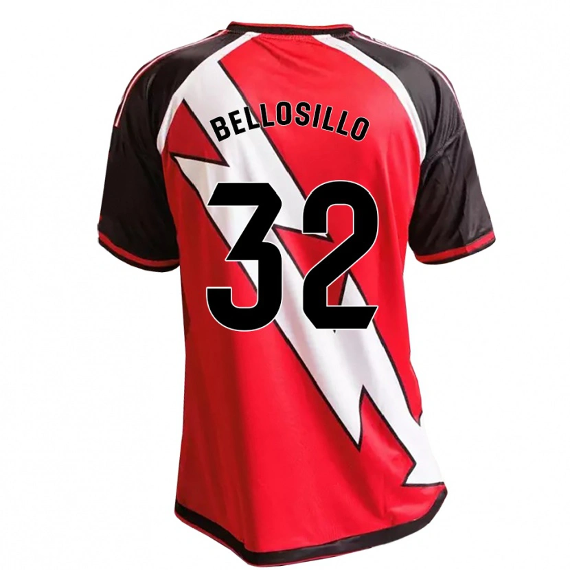 Danxen Dětské Pablo Bellosillo #32 Červená Černá Bílá Daleko Hráčské Dresy 2026/27 Dres