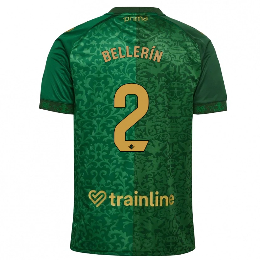 Danxen Dětské Héctor Bellerín #2 Lesní Zelená Tmavě Zlatohnědá Daleko Hráčské Dresy 2026/27 Dres