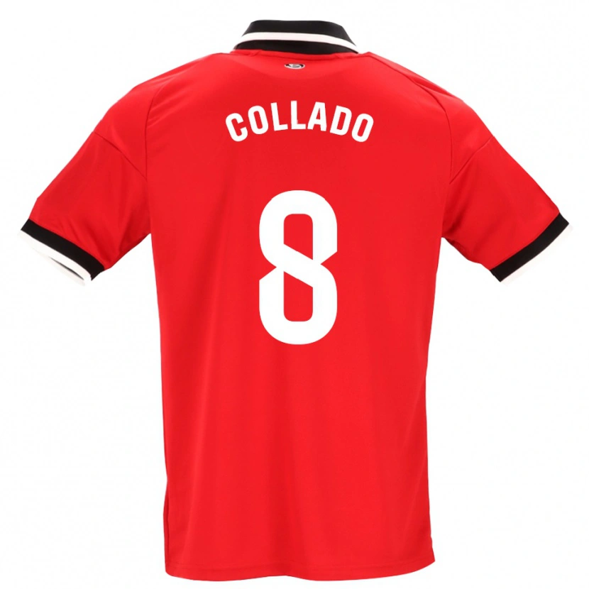 Danxen Dětské Alberto Collado #8 Černá Bílá Červená Daleko Hráčské Dresy 2026/27 Dres