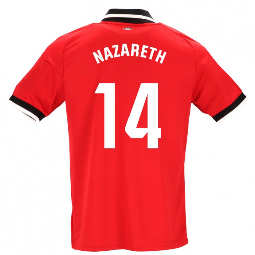 Danxen Dětské Nazareth Martín #14 Černá Bílá Červená Daleko Hráčské Dresy 2026/27 Dres
