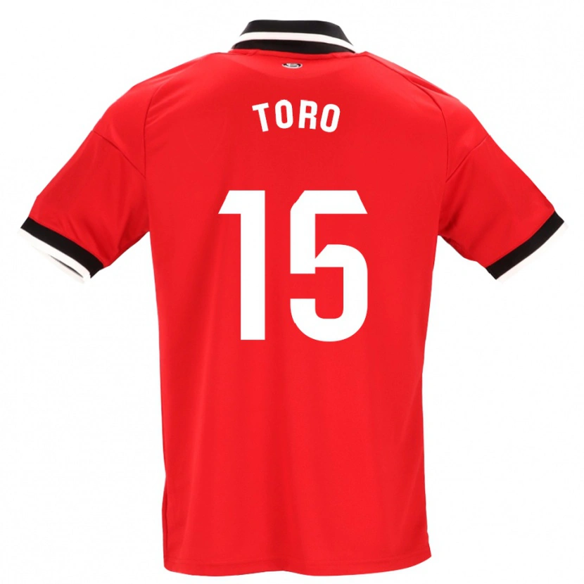 Danxen Dětské Juanan Toro #15 Černá Bílá Červená Daleko Hráčské Dresy 2026/27 Dres